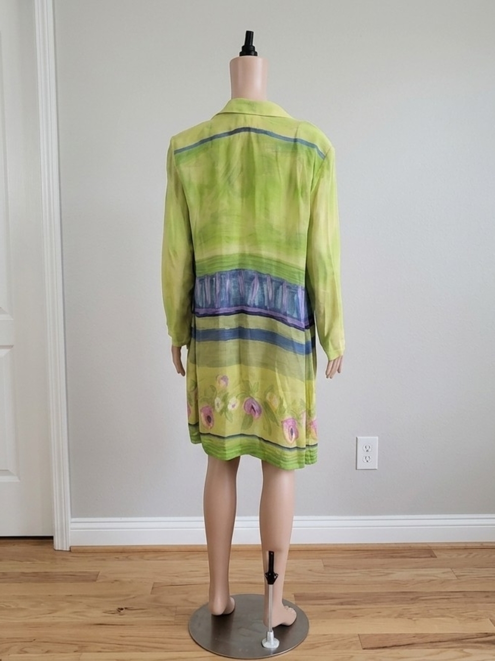 Vintage Joseph Ribkoff 2-Piece Dress & Duster Jacket Set Size 12 Pre-owned - Picture 4 of 16